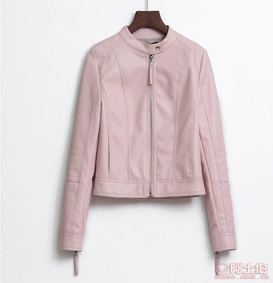 【MILUOSIYU機車皮衣女式皮衣短款修身皮夾克PU小外套2017春裝機車服廠家直銷20160001】平湖市子萱服裝店 - 產(chǎn)品庫